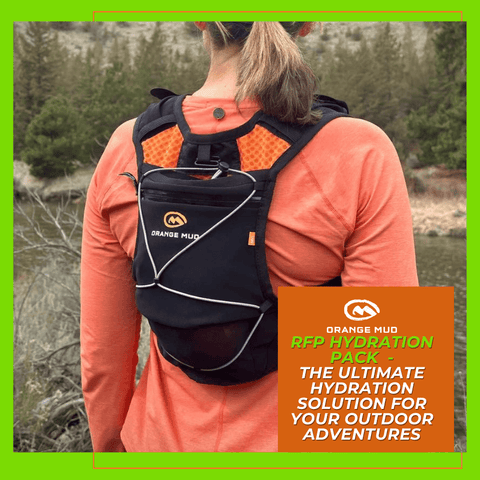 RFP Hydration Pack - The Ultimate Hydration Solution for Your Outdoor Adventures - Orange Mud, LLC