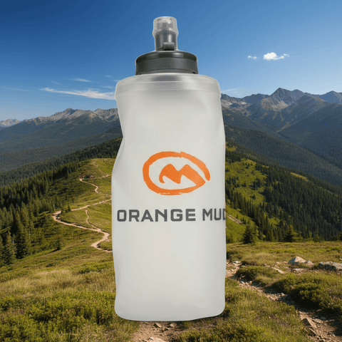 Clear water bottle with locking bite valve