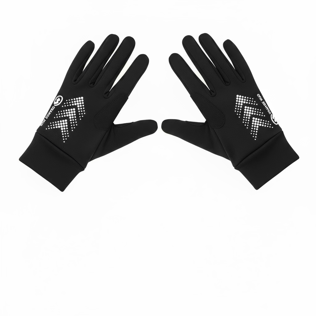handschuhe running winter Orange Mud Running Gloves