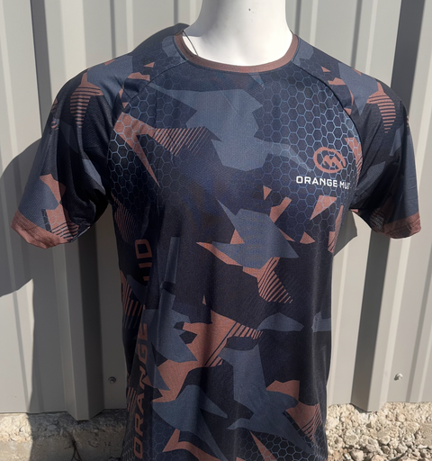 Blue Camo Running Shirt: Comfort & Performance