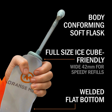 Orange Mud, LLC Accessories 500ml Ultraflask, 500ml soft flask, 17 oz, by Orange Mud