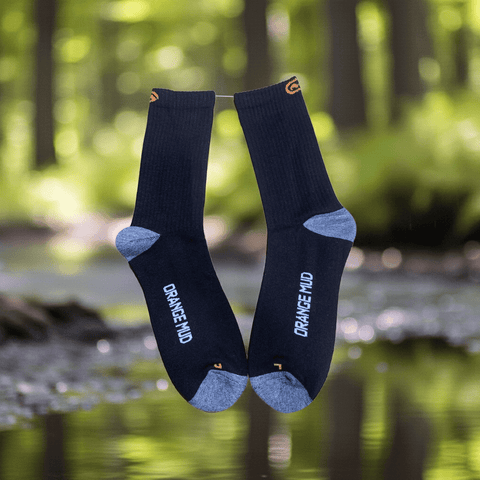 Orange Mud 6-inch Merino Wool Performance Sock sole view