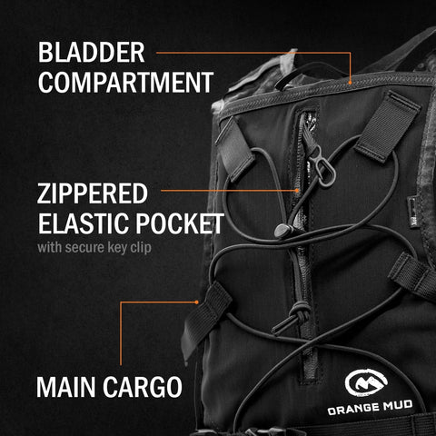 Orange Mud, LLC Hydration Endurance Pack V3.0: Ideal for running, triathlon, mountain bike and gravel biking