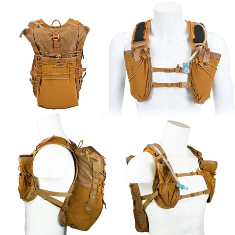 Orange Mud, LLC Packs Adventure Pack, 12L 3.0: Ideal for ultra running, hiking, mountain biking