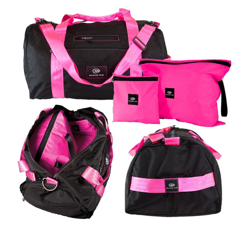 Orange Mud, LLC Packs Black and Pink Strap The Modular GYM Bag: Your Ultimate 55L Companion