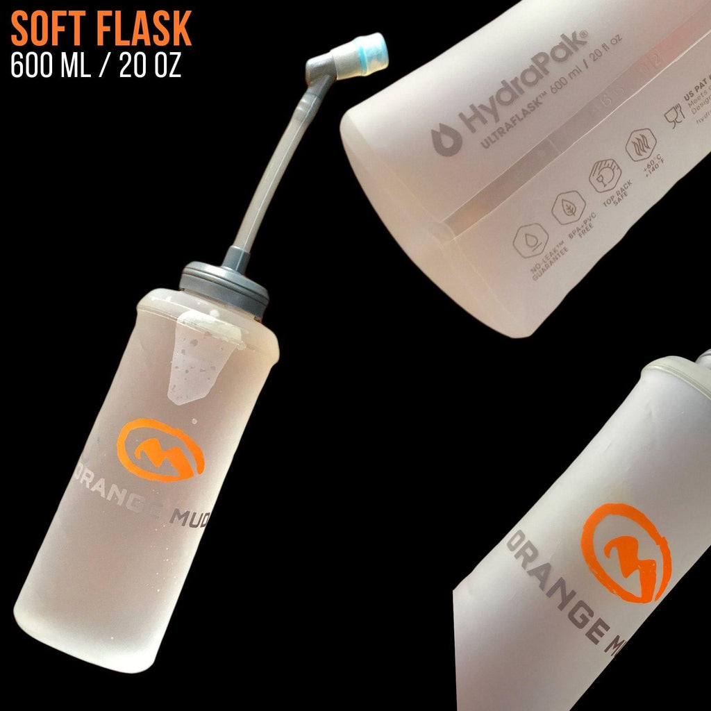 Ultraflask, 600ml soft flask, 20 oz, by Orange Mud