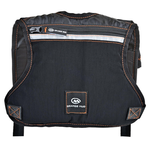 Orange Mud, LLC Hydration Black Gear Quiver, fits normal size and plus size phones, plus nutrition.