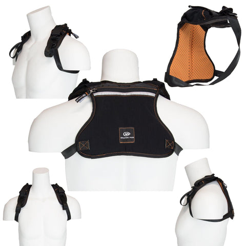 Orange Mud, LLC Hydration Black Gear Quiver, fits normal size and plus size phones, plus nutrition.