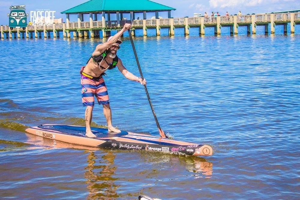 Frothy Sup SUP Hydration Pack for Paddle Boarding - Orange Mud