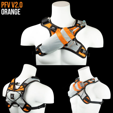 Phone. Flask. Vest. PFV V2.0: Ideal for running and riding less than 2 hours.