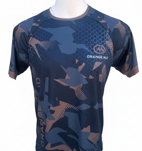Blue Camo Running Shirt: Comfort & Performance