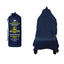 Navy Transition Wrap Extreme with its stuff sack, and draped over a car seat