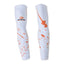 Orange Mud Arm Cooler / Warmer set with ice and phone pockets, white