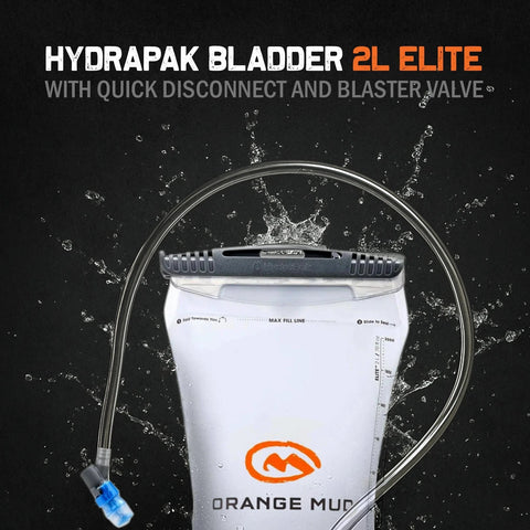 Orange Mud, LLC Accessories HydraPak Bladder 2L Elite with Quick Disconnect and Blaster Valve