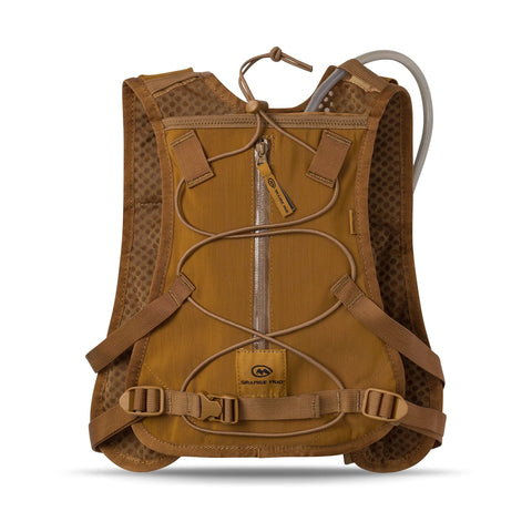 Orange Mud, LLC Hydration Regular / Coyote Brown Endurance Pack V3.0: Ideal for running, triathlon, mountain bike and gravel biking