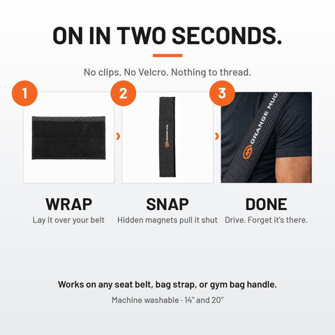 Seat Belt Wrap: Magnetic Seat Belt Cover for Comfort on Every Drive