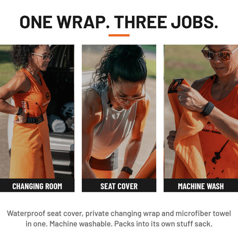 Transition Wrap Extreme: Waterproof Seat Cover and Changing Towel