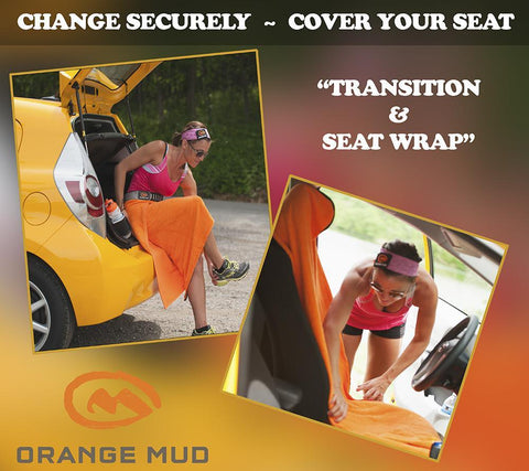 Seconds-Transition & Seat Wrap - Hydration vest packs for runners, cyclists, and ironman - Orange Mud, LLC