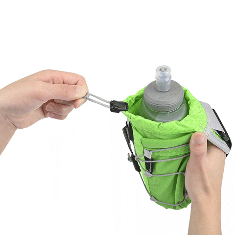 Soft Flask Handheld, 500ml - Hydration vest packs for runners, cyclists, and ironman - Orange Mud, LLC
