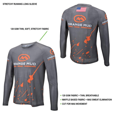 High Performance Lightweight Running Shirt - Hydration vest packs for runners, cyclists, and ironman - Orange Mud, LLC