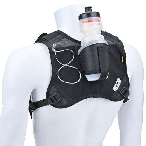 HydraQuiver Vest Pack 1 - 3.0: Ideal for road and trail running, and triathlon. - Hydration vest packs for runners, cyclists, and ironman - Orange Mud, LLC