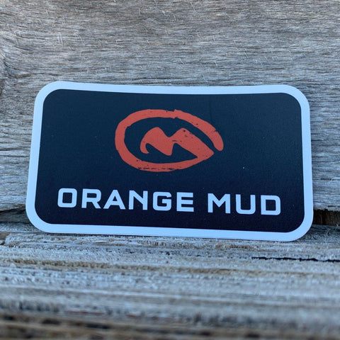 Orange Mud Logo Sticker - Hydration vest packs for runners, cyclists, and ironman - Orange Mud, LLC