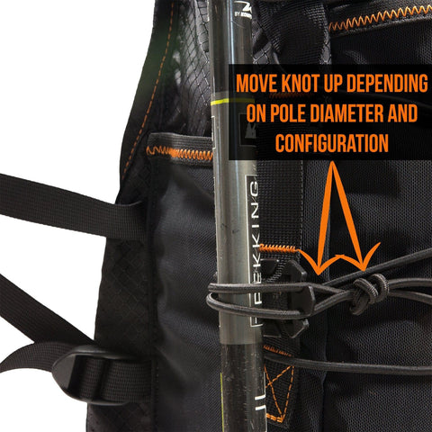 Trekking Pole Hardware - Hydration vest packs for runners, cyclists, and ironman - Orange Mud, LLC