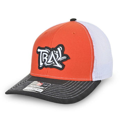Trail Hat by Orange Mud, Black/Orange/White