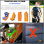 Transition Wrap Extreme: Waterproof Changing Towel and Seat Cover - Hydration vest packs for runners, cyclists, and ironman - Orange Mud, LLC