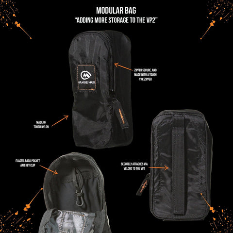 Accessory Bag for VP2 - Hydration vest packs for runners, cyclists, and ironman - Orange Mud, LLC