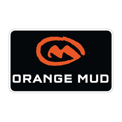 Old-Orange Mud Accessories Orange Mud Logo Sticker-Black Orange Mud Logo Sticker