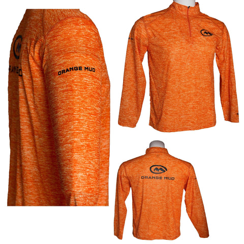 Orange Mud, LLC Accessories Running Performance Shirt, 1/4 Zip, Orange