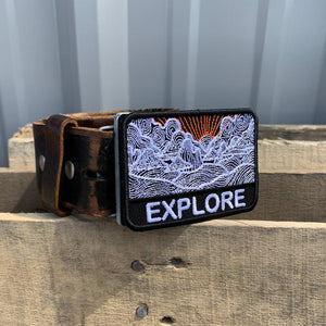Keep It Gypsy Genuine Designer Patch Leather Belt and Buckle Removable Keep It Gypsy | Accessories | New Keep It Gypsy Fringe  main image 4