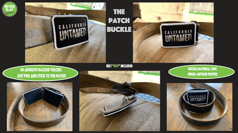 Orange Mud, LLC Clothing Patch Buckle, belt buckle