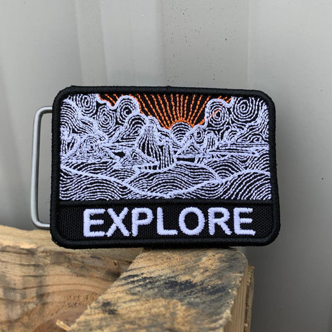 Orange Mud, LLC Clothing Patch Buckle, belt buckle