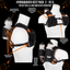 Orange Mud, LLC Hydration VP2 - 2.0 - Black with Orange Mesh HydraQuiver Vest Pack 2 - 2.0: Ideal for marathon, Ironman, and ultrarunning.