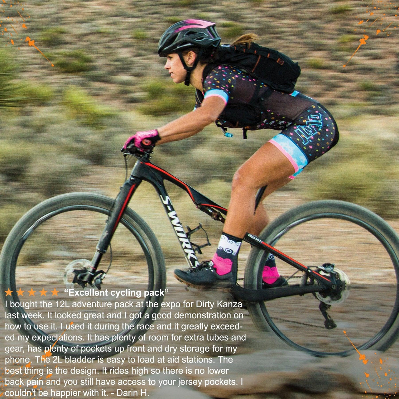 12L Adventure Racing Backpack for Hiking & Biking – Orange Mud, LLC